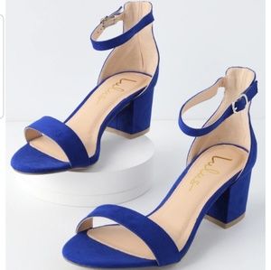 💙Lulu's Harper Cobalt Royal Blue Low Heels💙